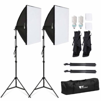 SOFTBOX KIT D ECLAIRAGE PARAPLUIE 110W